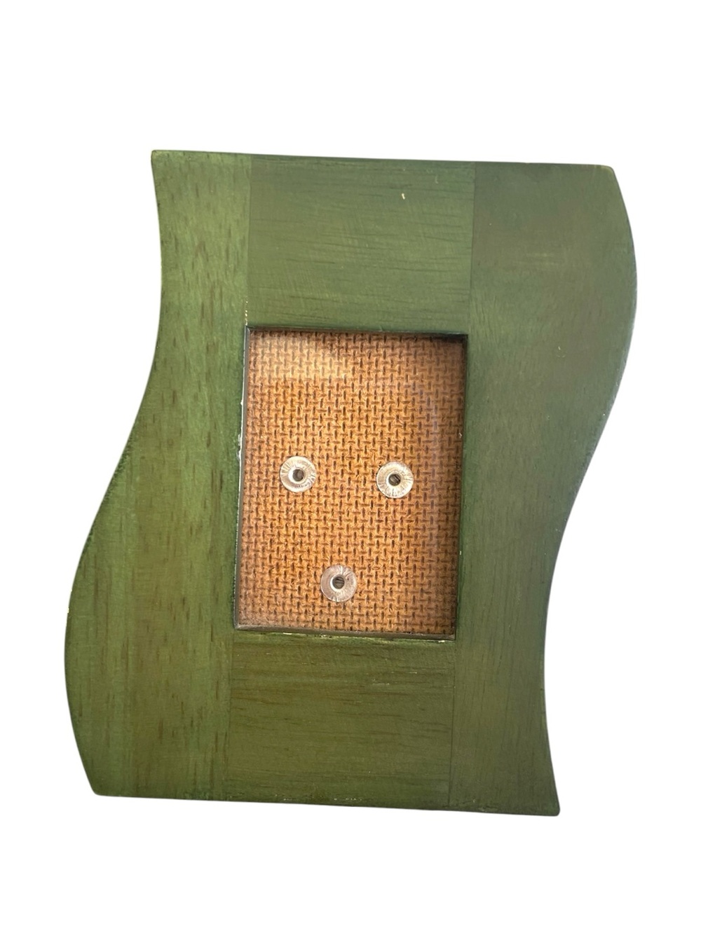 Set of 2 wooden frames, green, vintage - Picture 2 of 6